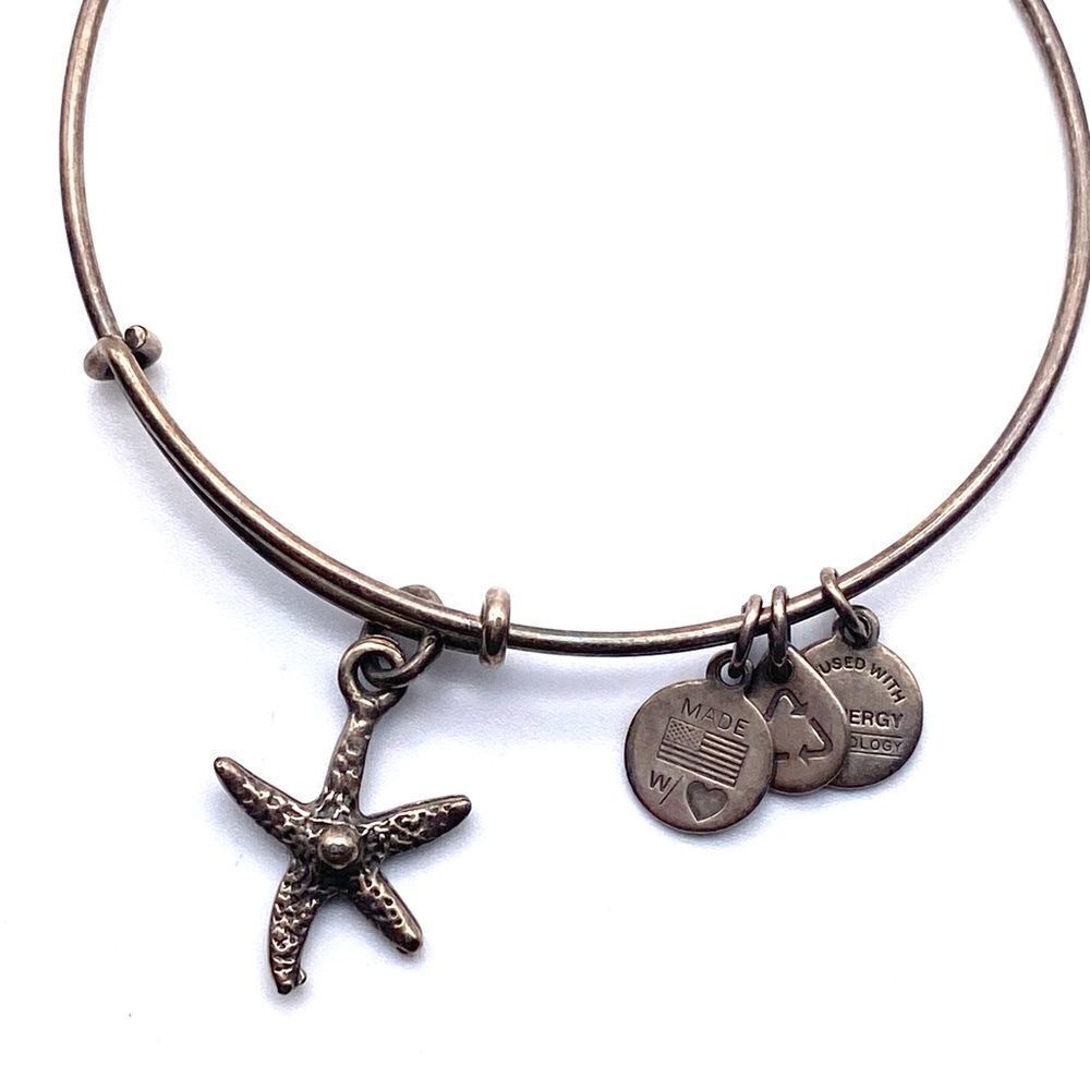 Alex and Ani starfish bangle bracelet nautical ocean marine sea creature‎